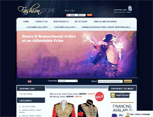 Tablet Screenshot of michaeljacksoncelebrityclothing.com